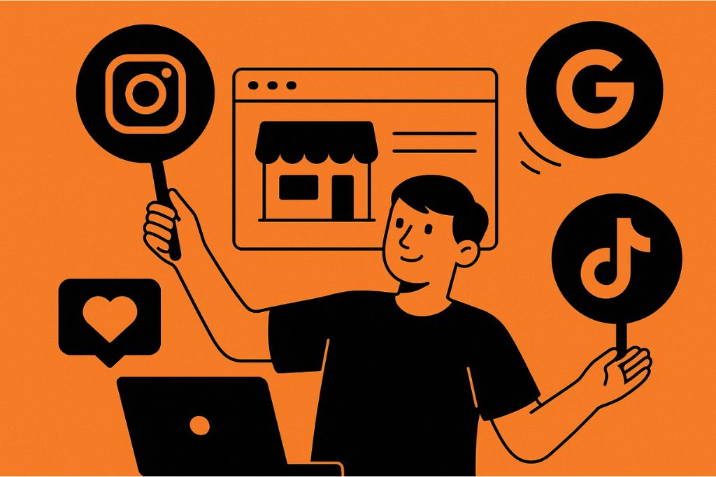 redes sociales para negocios